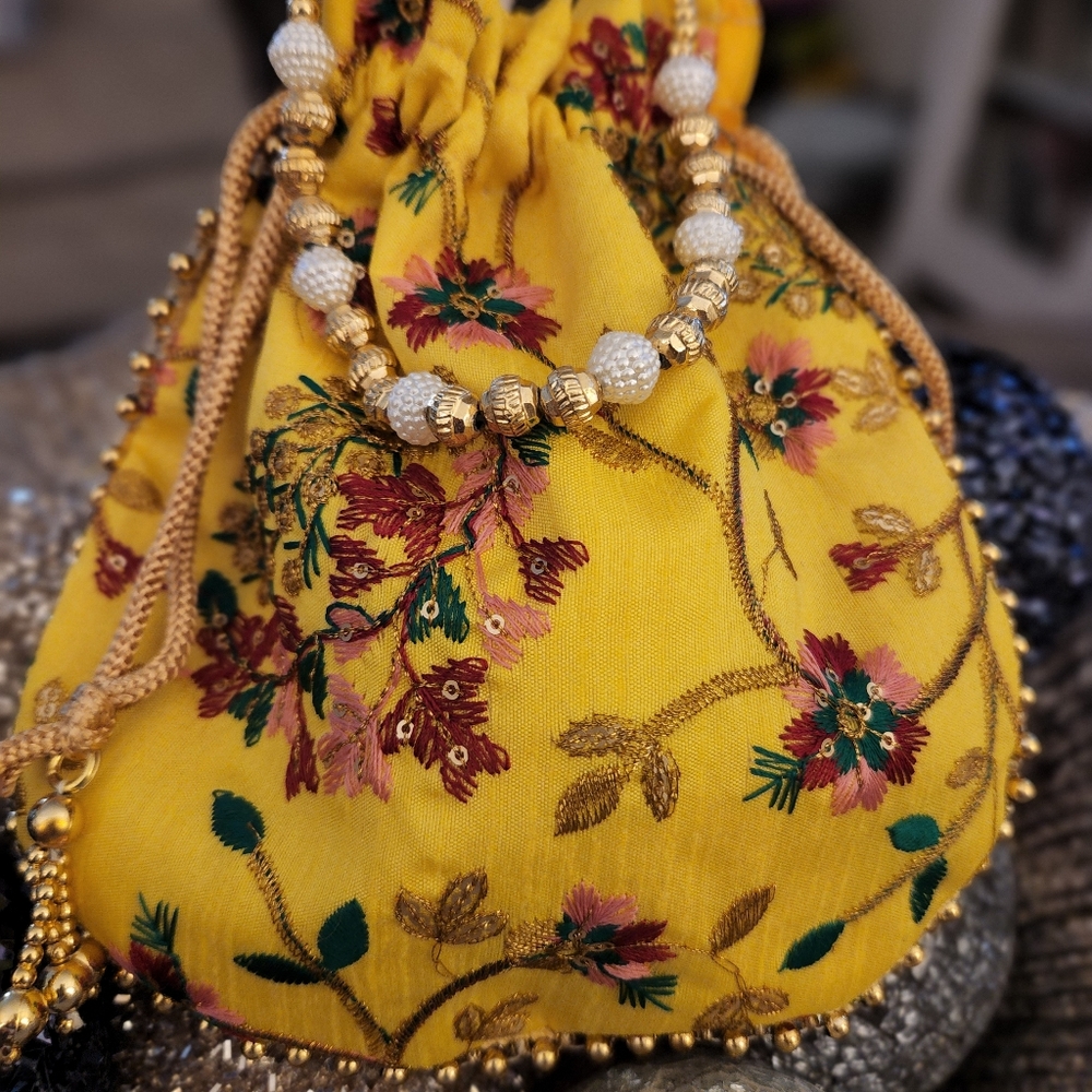Drawstring Clutch - Picture 2 of 11